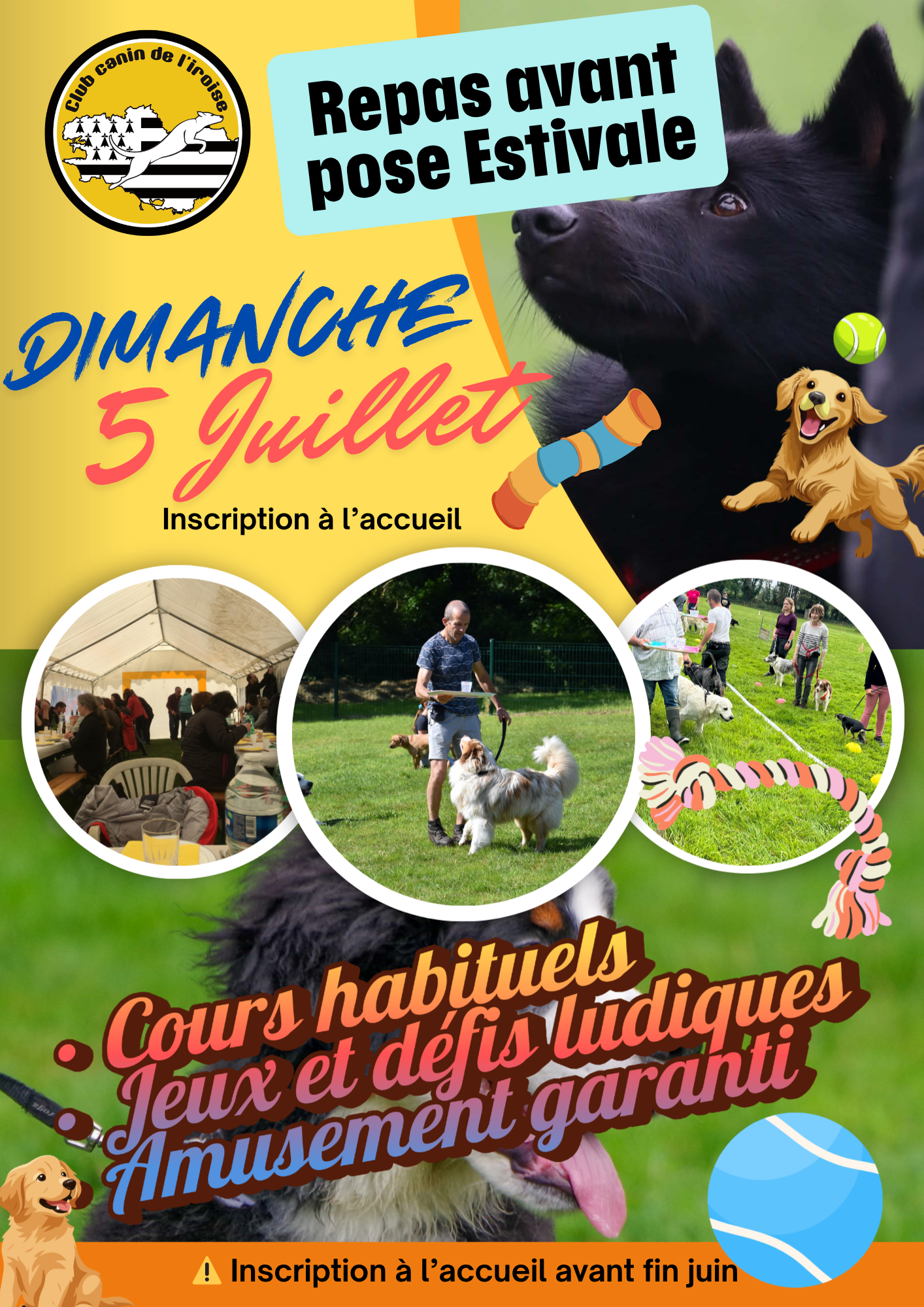 Repas avant fermeture Estivale